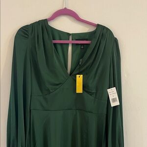 Alexia Admor Emerald Green Long Sleeve Dress